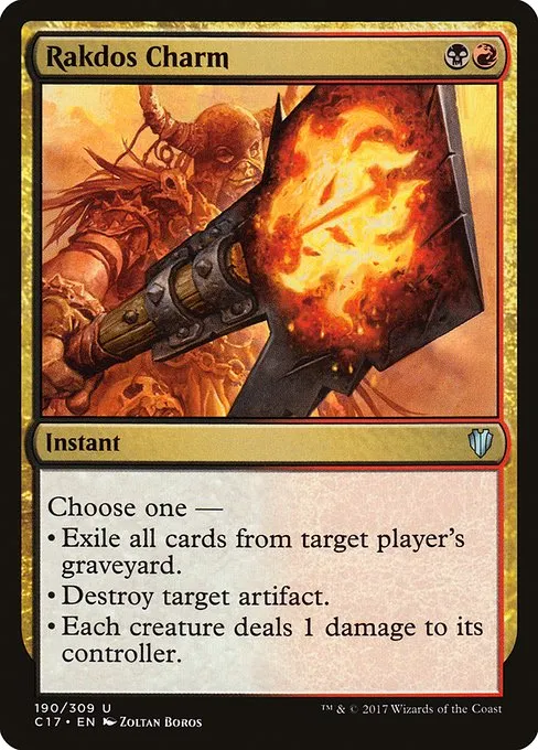 Rakdos Charm · Commander 2017 190/309