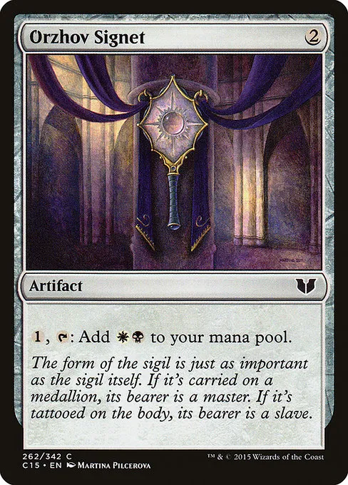 Orzhov Signet · Commander 2015 262/342