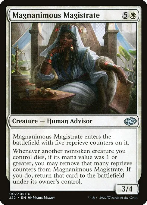 Magnanimous Magistrate · Jumpstart 2022 7/835
