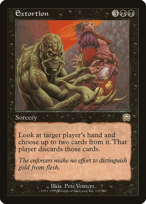 Extortion · Mercadian Masques 135/350