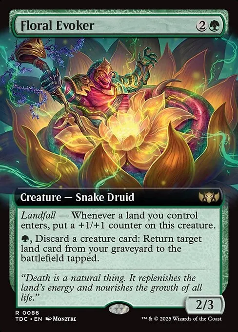Floral Evoker · Tarkir: Dragonstorm Commander 86/413