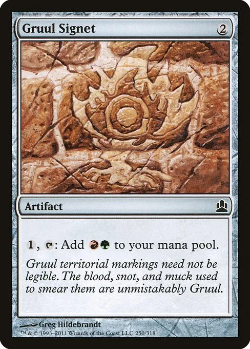 Gruul Signet · Commander 2011 250/318