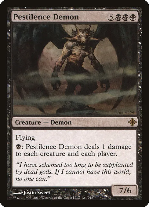 Pestilence Demon · Rise of the Eldrazi 124/248