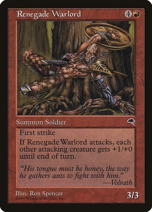 Renegade Warlord · Tempest 197/350