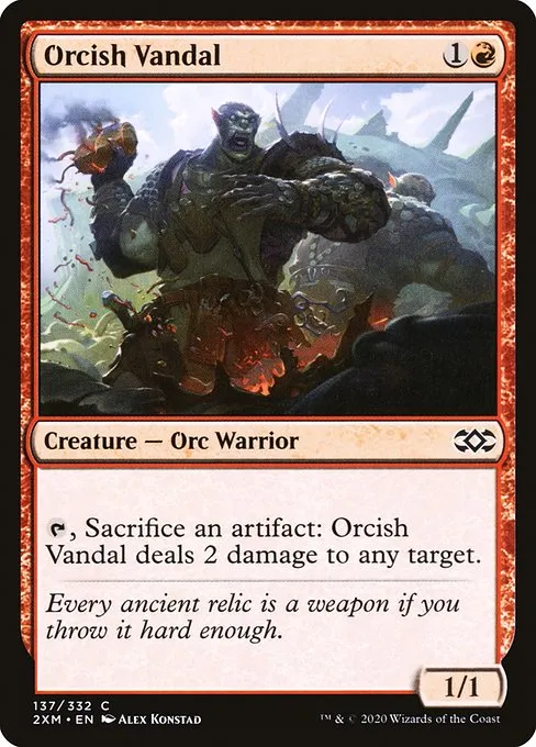 Orcish Vandal · Double Masters 137/384