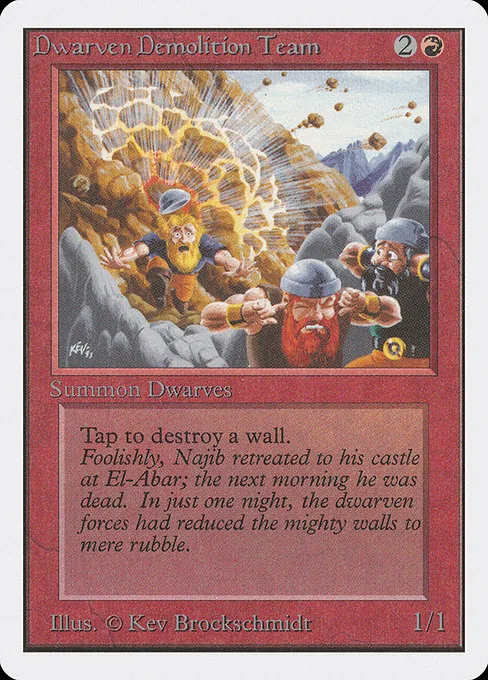 Dwarven Demolition Team · Unlimited Edition 143/302