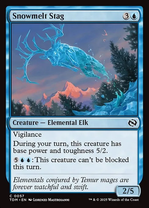 Snowmelt Stag · Tarkir: Dragonstorm 57/427