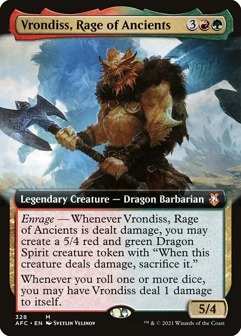 Vrondiss, Rage of Ancients · Forgotten Realms Commander 328/331
