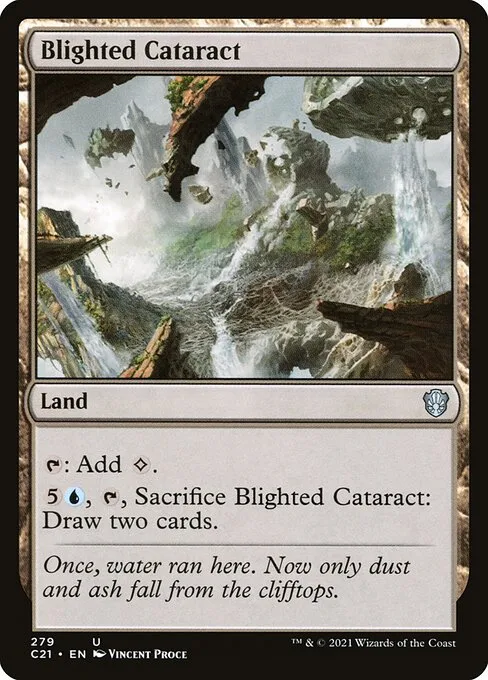 Blighted Cataract · Commander 2021 279/409