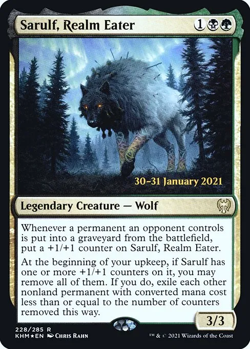 Sarulf, Realm Eater · Kaldheim Promos 228s/158