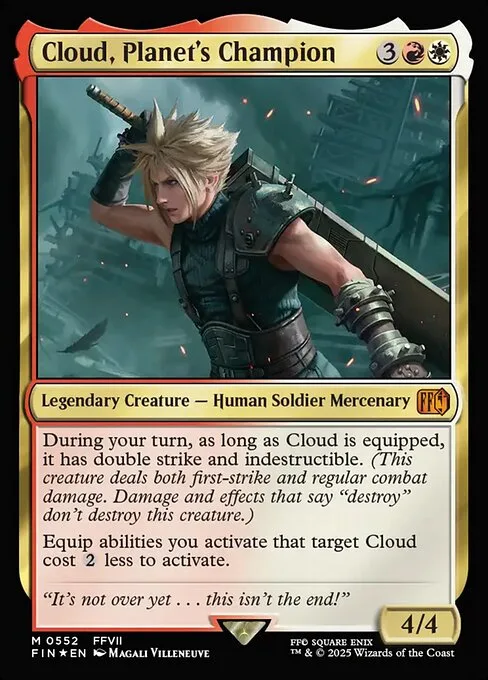 Cloud, Planet's Champion · Final Fantasy 552/599