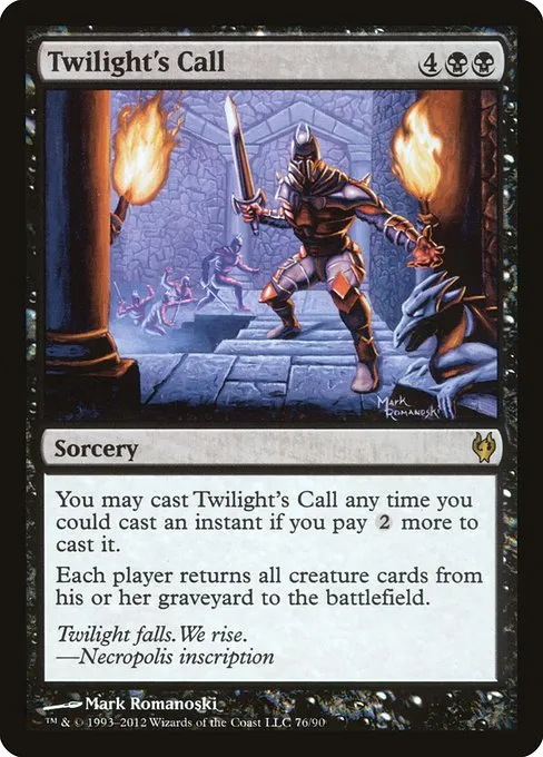Twilight's Call · Duel Decks: Izzet vs. Golgari 76/90