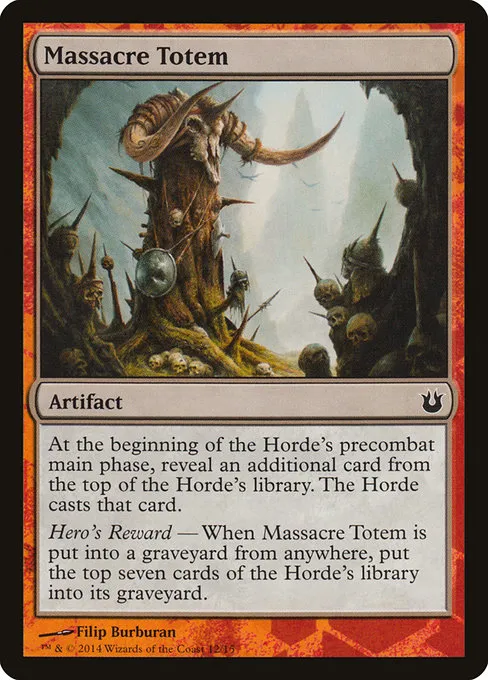 Massacre Totem · Battle the Horde 12/15
