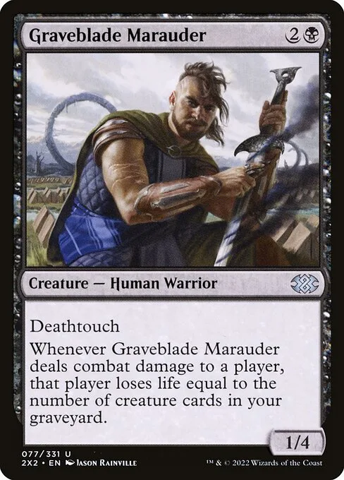 Graveblade Marauder · Double Masters 2022 77/579
