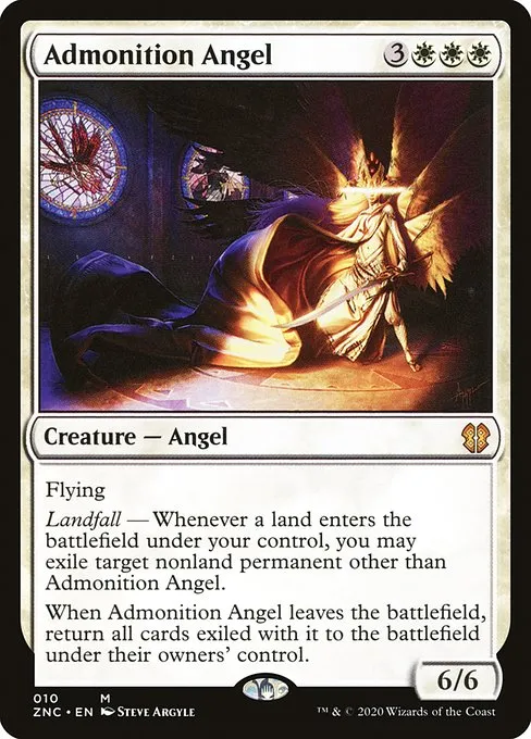 Admonition Angel · Zendikar Rising Commander 10/142