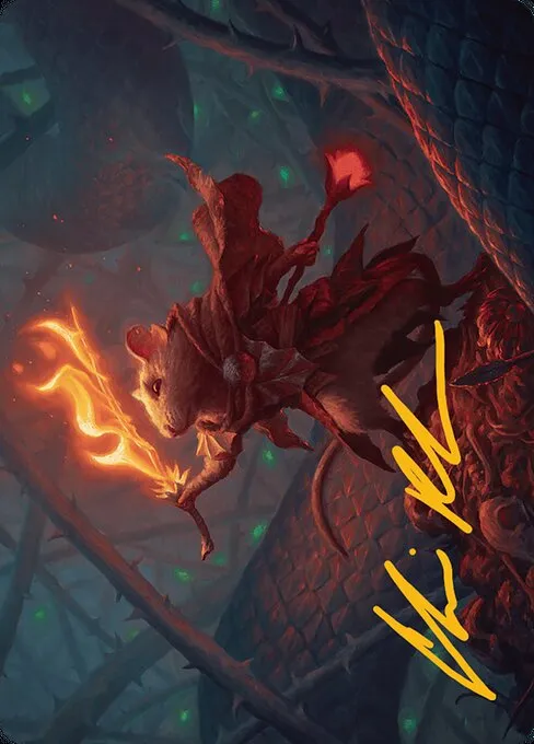 Emberheart Challenger // Emberheart Challenger · Bloomburrow Art Series 19/54