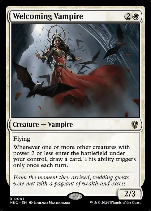 Welcoming Vampire · Murders at Karlov Manor Commander 91/358