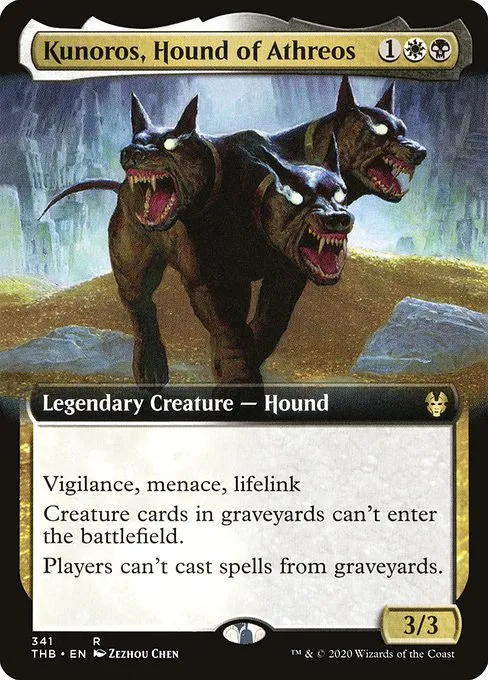 Kunoros, Hound of Athreos · Theros Beyond Death 341/358