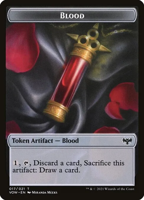 Blood · Innistrad: Crimson Vow Tokens 17/21
