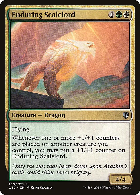 Enduring Scalelord · Commander 2016 196/351