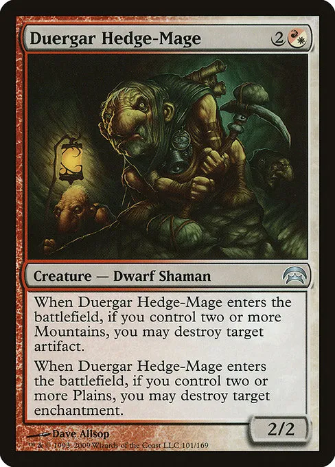 Duergar Hedge-Mage · Planechase 101/169