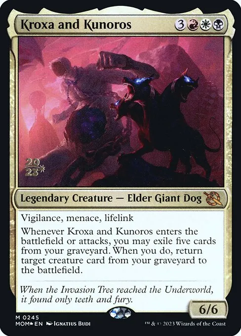 Kroxa and Kunoros · March of the Machine Promos 245s/144