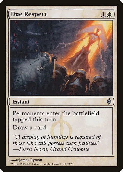 Due Respect · New Phyrexia 8/175