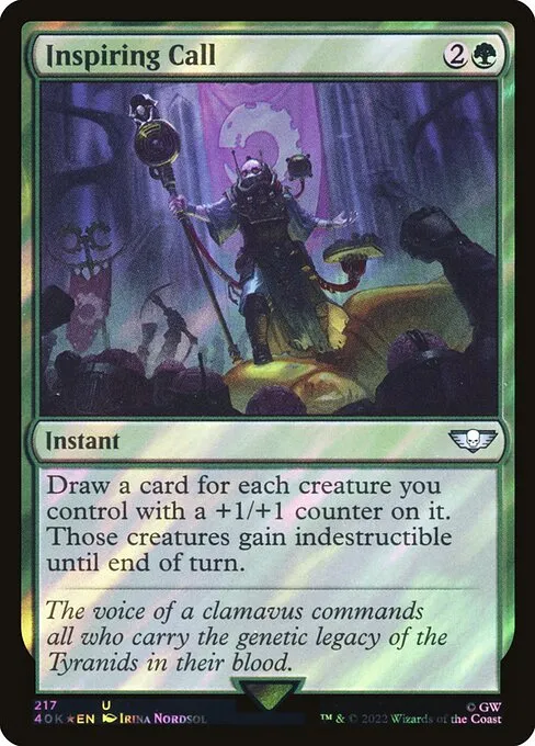 Inspiring Call · Warhammer 40,000 Commander 217★/617