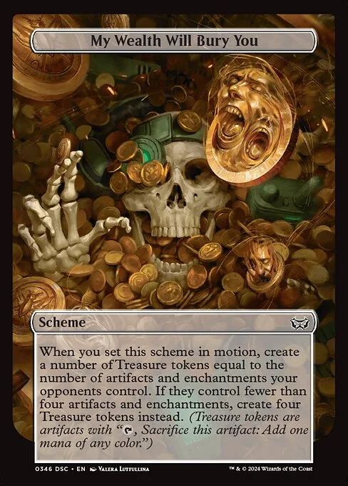My Wealth Will Bury You · Duskmourn: House of Horror Commander 346/373