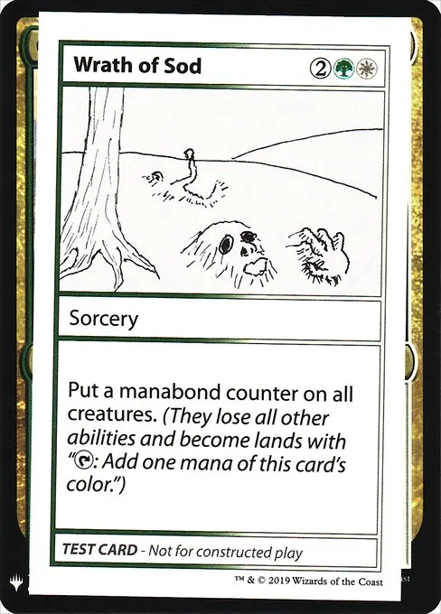Wrath of Sod · Mystery Booster Playtest Cards 2019 103/121
