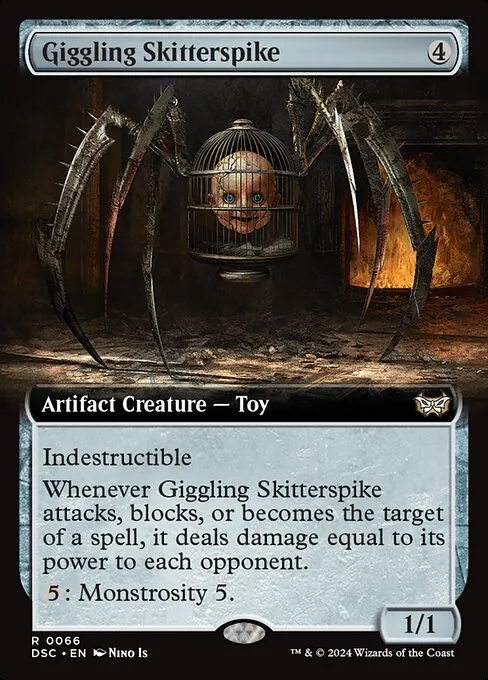 Giggling Skitterspike · Duskmourn: House of Horror Commander 66/373