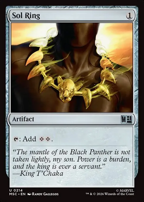 Sol Ring · Marvel Super Heroes Commander 214/9