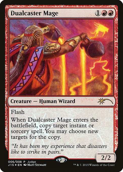 Dualcaster Mage · Judge Gift Cards 2015 6/8