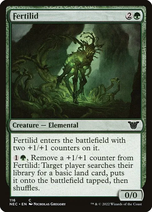 Fertilid · Neon Dynasty Commander 116/179