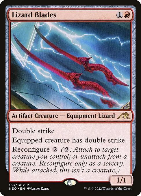 Lizard Blades · Kamigawa: Neon Dynasty 153/531