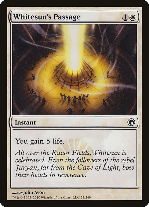 Whitesun's Passage · Scars of Mirrodin 27/249