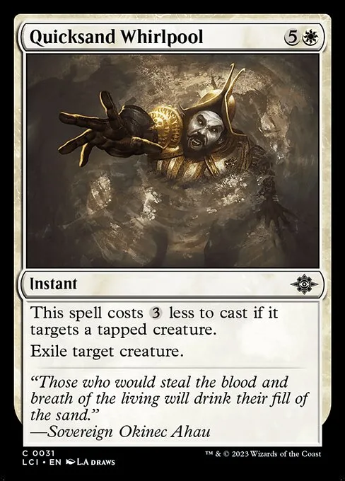 Quicksand Whirlpool · The Lost Caverns of Ixalan 31/416