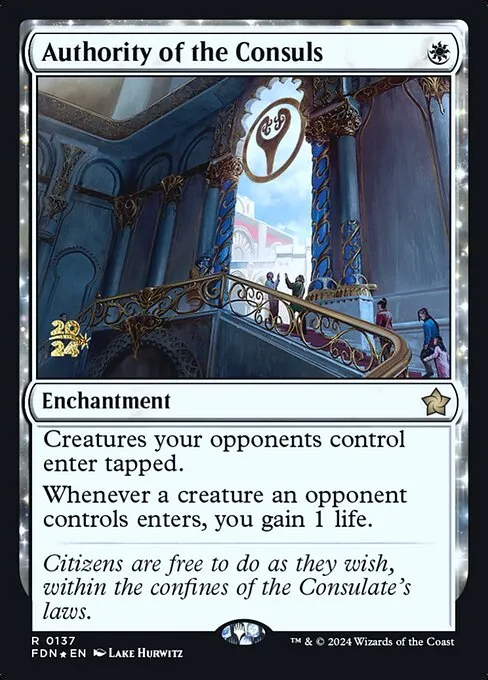 Authority of the Consuls · Foundations Promos 137s/106