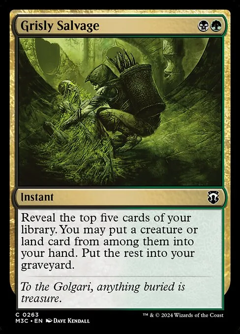 Grisly Salvage · Modern Horizons 3 Commander 263/398