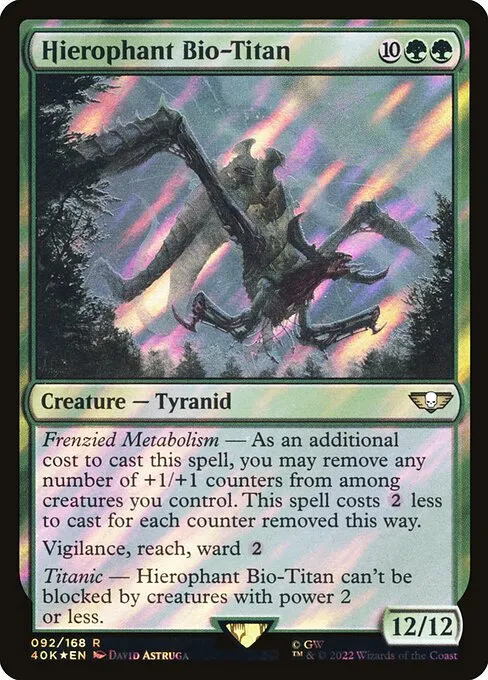 Hierophant Bio-Titan · Warhammer 40,000 Commander 92★/617