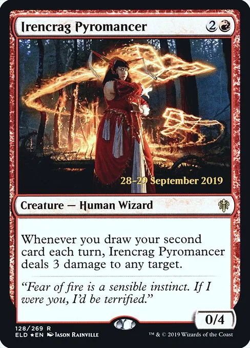 Irencrag Pyromancer · Throne of Eldraine Promos 128s/138