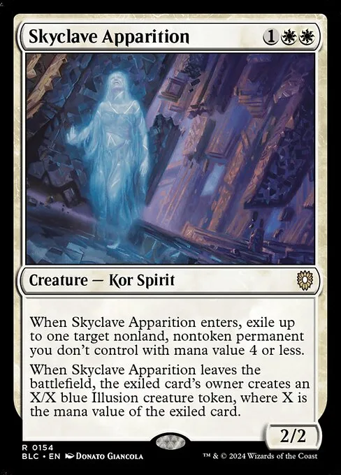 Skyclave Apparition · Bloomburrow Commander 154/356
