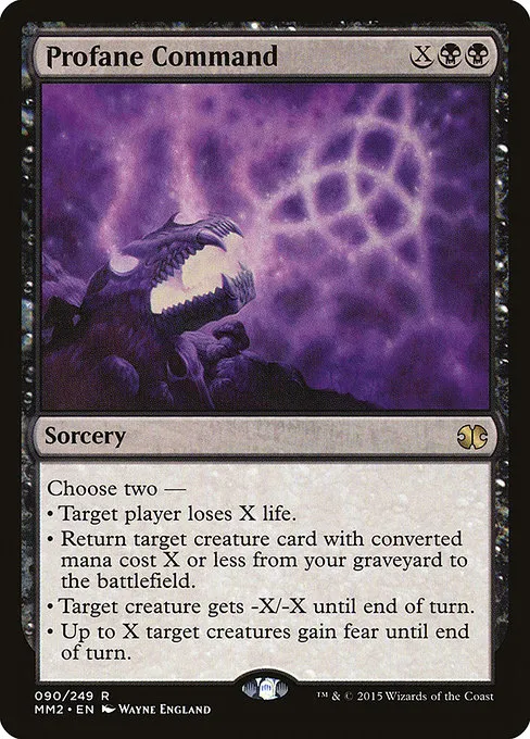 Profane Command · Modern Masters 2015 90/249