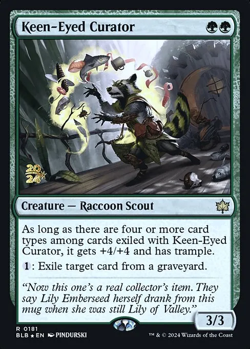 Keen-Eyed Curator · Bloomburrow Promos 181s/160