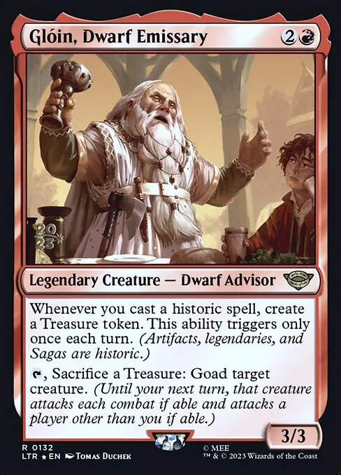 Glóin, Dwarf Emissary · Tales of Middle-earth Promos 132s/86