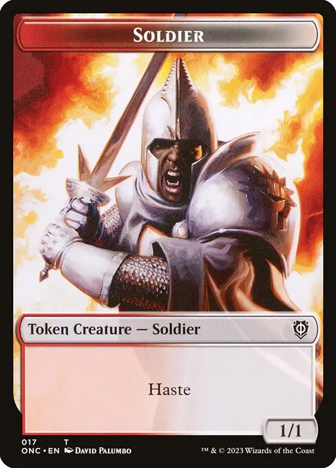 Soldier · Phyrexia: All Will Be One Commander Tokens 17/23