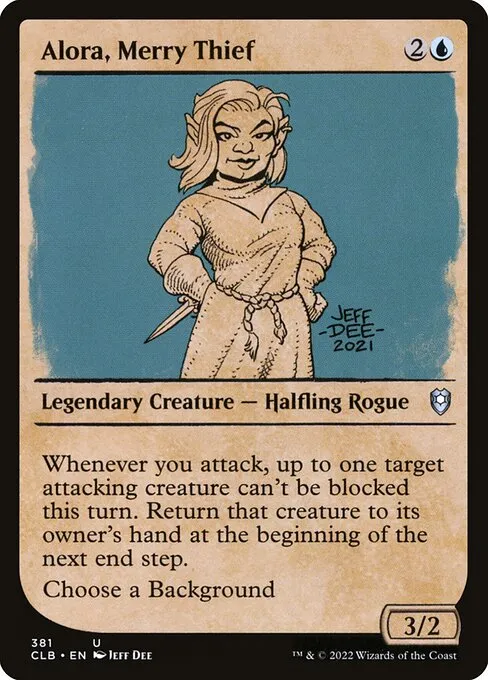 Alora, Merry Thief · Commander Legends: Battle for Baldur's Gate 381/936