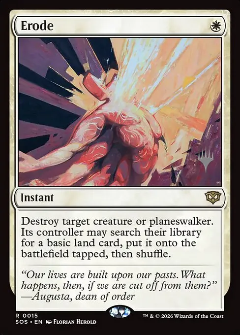 Erode · Secrets of Strixhaven Promos 15p/80