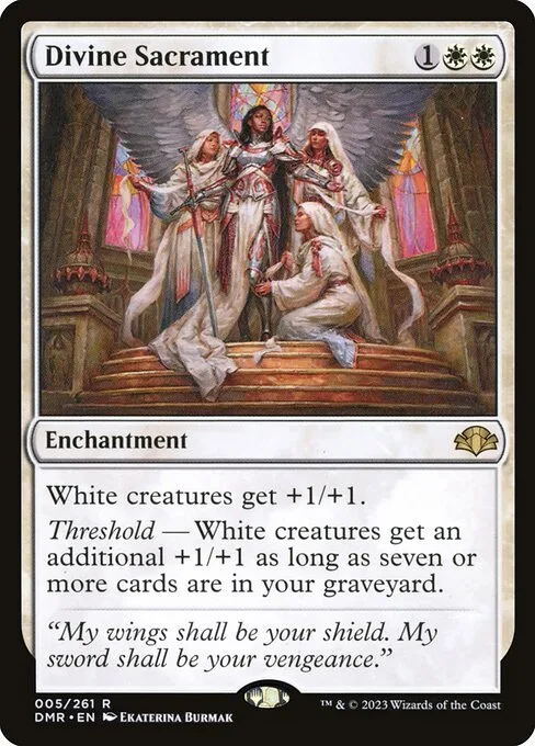 Divine Sacrament · Dominaria Remastered 5/457