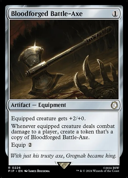 Bloodforged Battle-Axe · Fallout 226/1068